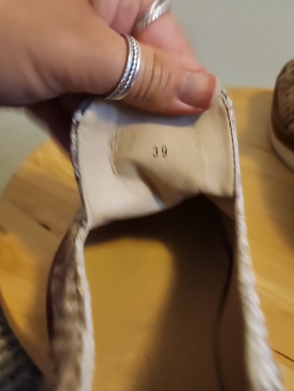 Free People Men's Tan and Brown Patterned Slip-On Loafers - Picture 7 of 8